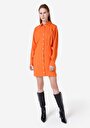thumb-Afficher les détails de Robe Orange Slim Fit    Femme
