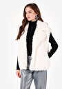 thumb-Afficher les détails de Gilet Blanc Regular Fit Femme
