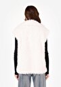 thumb-Afficher les détails de Gilet Blanc Regular Fit Femme