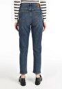 thumb-Afficher les détails de 896  Maria Pantalon Bleu   En  Mom Fit Femme