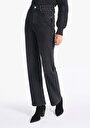 thumb-Afficher les détails de 900 Laris Pantalon Noir   En  Regular Fit Femme