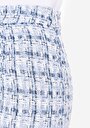 thumb-Afficher les détails de Jupe Bleu Mini Skirt Plaid Polyester Mini Femme