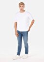 thumb-Afficher les détails de 041 Danny Pantalon Bleu Slim Leg Low Rise En  Slim Fit Homme