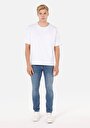 thumb-Afficher les détails de 041 Danny Pantalon Bleu Slim Leg Low Rise En  Slim Fit Homme
