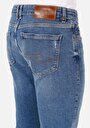 thumb-Afficher les détails de 041 Danny Pantalon Bleu Slim Leg Low Rise En  Slim Fit Homme
