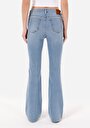 thumb-Afficher les détails de 772 Lonna Pantalon Bleu   En  Slim Fit Femme