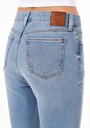 thumb-Afficher les détails de 772 Lonna Pantalon Bleu   En  Slim Fit Femme