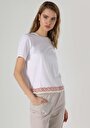 thumb-Afficher les détails de T-shirt À Manches Courtes Blanc Regular Fit  Femme