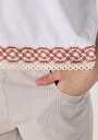 thumb-Afficher les détails de T-shirt À Manches Courtes Blanc Regular Fit  Femme