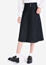 thumb-Afficher les détails de Jupe Denim Regular Fit    Femme