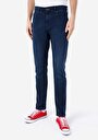 thumb-Afficher les détails de 041 Danny Pantalon  Slim Leg Low Rise En Jean Slim Fit Homme