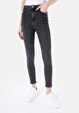 thumb-Afficher les détails de 759 Lara Pantalon Noir   En  Skinny Fit Femme