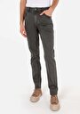 thumb-Afficher les détails de Pantalon Vert Straight Leg Medium Rise En Sergé Straight Fit Homme