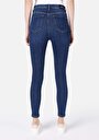 thumb-Afficher les détails de 760 Diana Pantalon Bleu Foncé   En  Skinny Fit Femme