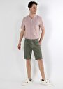 thumb-Afficher les détails de Short Vert Regular Fit Homme