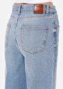 thumb-Afficher les détails de 884 Lauren Pantalon Bleu   En  Straight Fit Femme