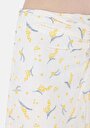 thumb-Afficher les détails de Jupe Blanc Midi Skirt Floraison Uni Mdi Femme