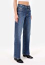 thumb-Afficher les détails de 880 Elisa Pantalon Denim   En  Straight Fit Femme