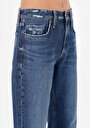 thumb-Afficher les détails de 880 Elisa Pantalon Denim   En  Straight Fit Femme