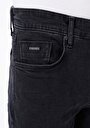 thumb-Afficher les détails de 041 Danny Pantalon Noir Slim Leg Low Rise En  Slim Fit Homme