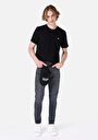 thumb-Afficher les détails de 041 Danny Pantalon Noir Slim Leg Low Rise En  Slim Fit Homme