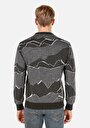 thumb-Afficher les détails de Pull Vert Regular Fit Manches Longues  Homme