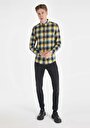 thumb-Afficher les détails de Chemise À Manches Longues Marine Slim Fit   Homme