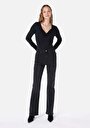 thumb-Afficher les détails de 791 Monica Pantalon Noir   En  Regular Fit Femme