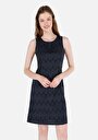 thumb-Afficher les détails de Robe Marine Slim Fit    Femme