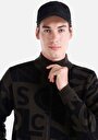 thumb-Afficher les détails de Cardigan Tricot Noir Regular Fit Homme
