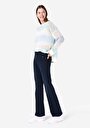 thumb-Afficher les détails de 791 Monica Pantalon Bleu   En  Regular Fit Femme
