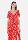 thumb-Afficher les détails de Robe Rouge Regular Fit    Femme