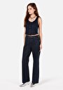 thumb-Afficher les détails de 975 Ella Pantalon Bleu Foncé   En  Regular Fit Femme