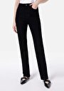thumb-Afficher les détails de 792 Mila Pantalon Noir   En  Regular Fit Femme