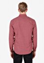 thumb-Afficher les détails de Chemise À Manches Longues Bordeaux Regular Fit   Homme