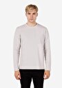 thumb-Afficher les détails de T-shirt À Manches Longues Blanc Regular Fit  Homme
