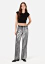 thumb-Afficher les détails de 970 Berry Pantalon Noir   En  Regular Fit Femme