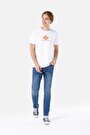 thumb-Afficher les détails de 041 Danny Pantalon Bleu   En  Slim Fit Homme