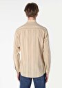 thumb-Afficher les détails de Chemise À Manches Longues Beige Regular Fit   Homme