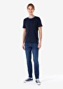 thumb-Afficher les détails de 041 Danny Pantalon Bleu Slim Leg Low Rise En  Slim Fit Homme