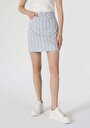 thumb-Afficher les détails de Jupe Bleu Mini Skirt    Femme