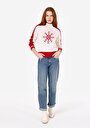 thumb-Afficher les détails de Pull Ecru Regular Fit Manches Longues  Femme