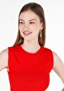 thumb-Afficher les détails de Athlète Rouge Slim Fit Femme