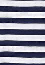 thumb-Afficher les détails de T-shirt À Manches Courtes Marine Regular Fit Rayé Femme