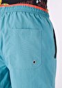 thumb-Afficher les détails de Short De Bain Bleu Slim Fit  Homme