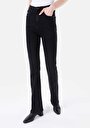 thumb-Afficher les détails de 797 Adel Pantalon Denim Flare High Rise En  Slim Fit Femme