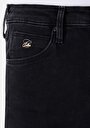 thumb-Afficher les détails de 797 Adel Pantalon Denim Flare High Rise En  Slim Fit Femme