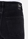 thumb-Afficher les détails de 797 Adel Pantalon Denim Flare High Rise En  Slim Fit Femme