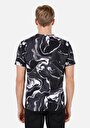 thumb-Afficher les détails de T-shirt À Manches Courtes Noir Regular Fit Batik Homme