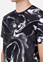 thumb-Afficher les détails de T-shirt À Manches Courtes Noir Regular Fit Batik Homme